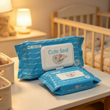 Cute Seal Baby Wipes